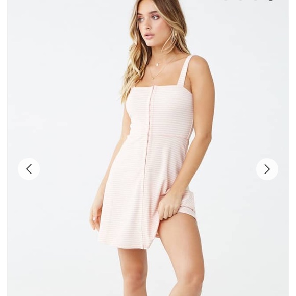 🆕 Striped Mini Dress - Picture 1 of 5